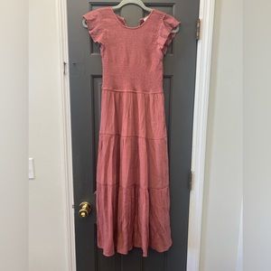 By The River Midi Dress Small